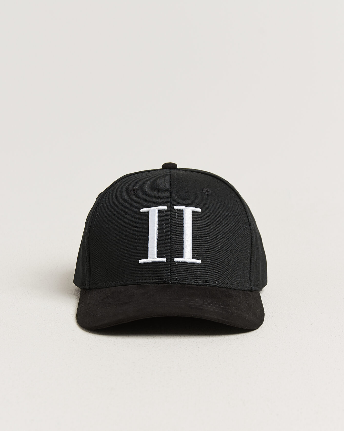 Mies | Päähineet | LES DEUX | Baseball Cap Suede II Black/White
