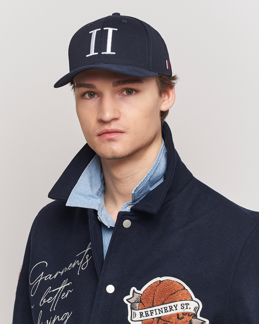 Mies | Päähineet | LES DEUX | Baseball Cap Suede II Dark Navy