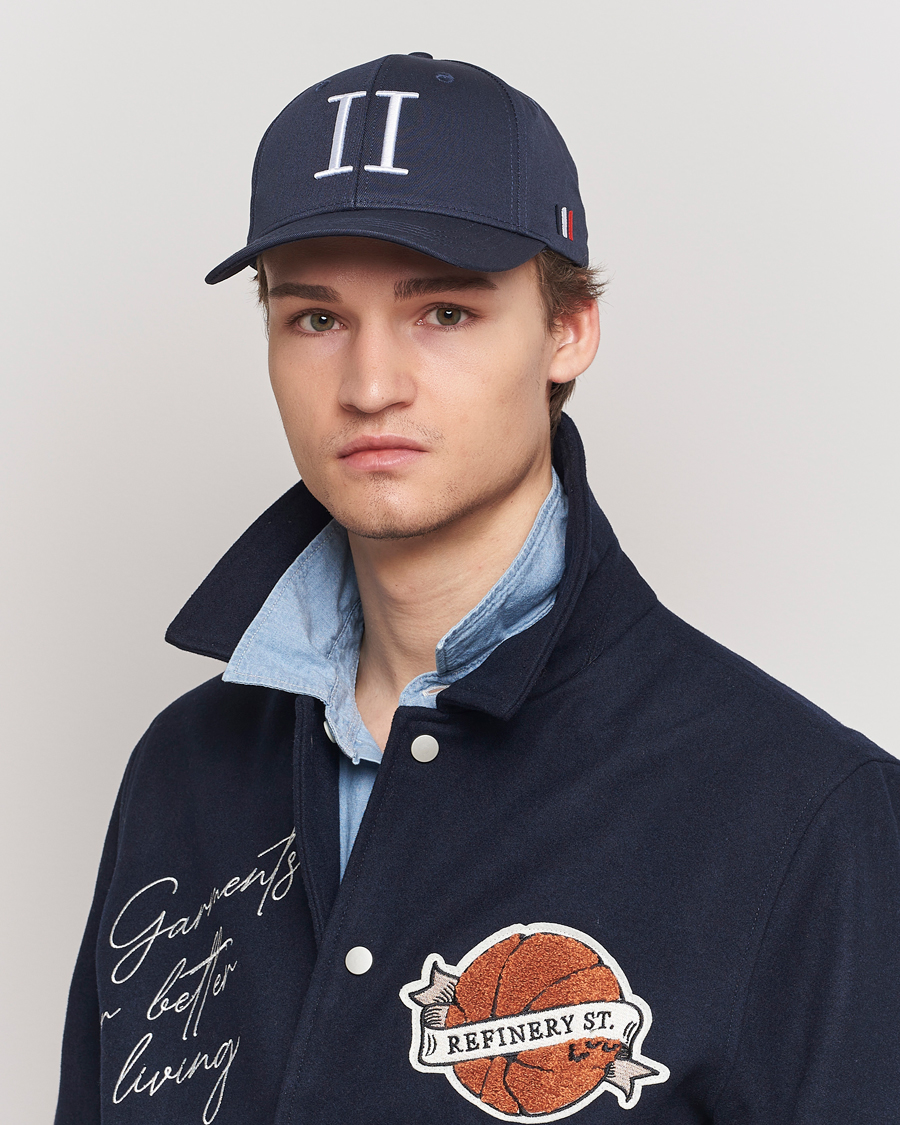 Mies | Päähineet | LES DEUX | Encore Organic Cotton Baseball Cap II Dark Navy