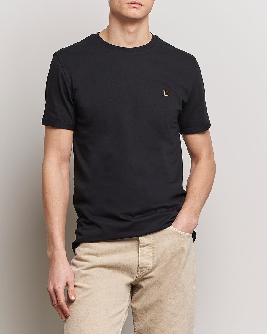 Mies |  | LES DEUX | Nørregaard Cotton T-Shirt Black
