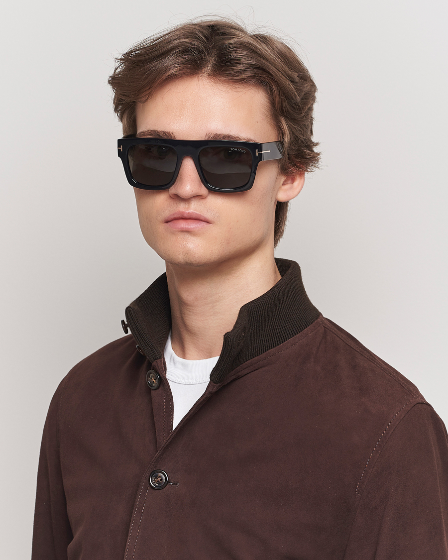 Mies | Aurinkolasit | Tom Ford | Fausto FT0711 Sunglasses Black/Smoke