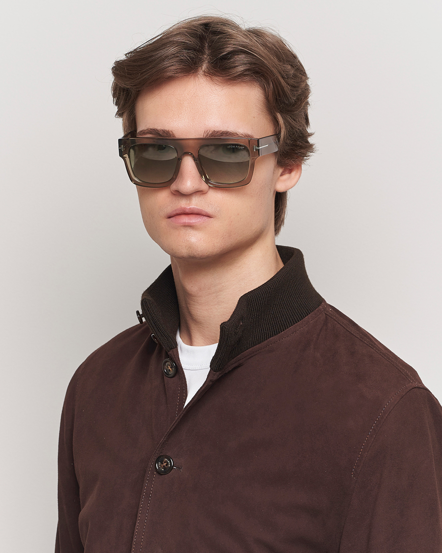 Mies | Aurinkolasit | Tom Ford | Fausto FT0711 Sunglasses Brown/Green