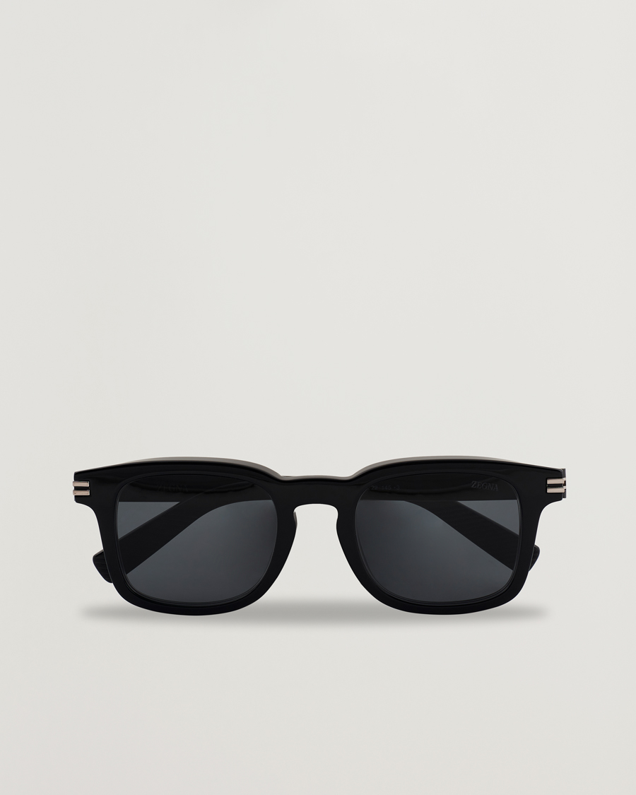 Mies | Aurinkolasit | Zegna | EZ0230 Sunglasses Black/Smoke