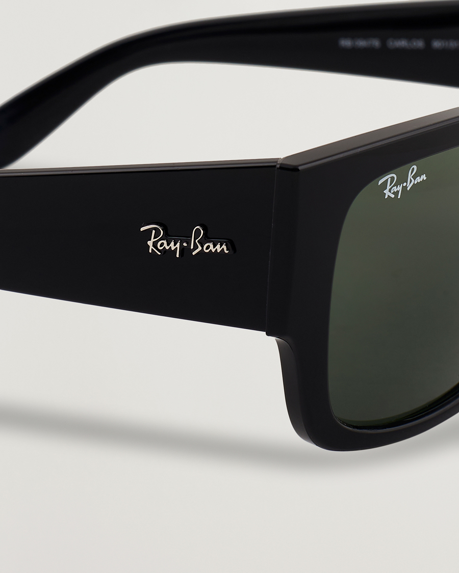 Mies | Aurinkolasit | Ray-Ban | Carlos Sunglasses Black/Crystal Green