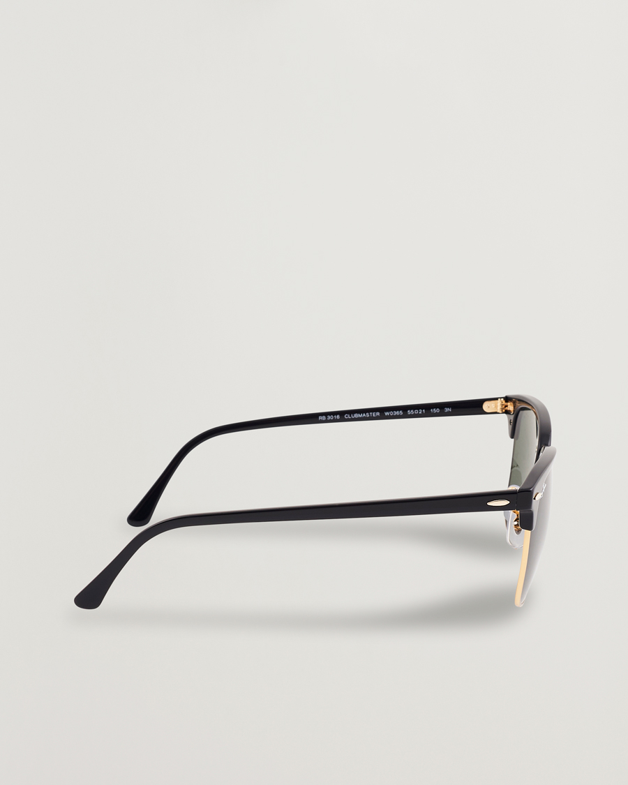 Mies | Aurinkolasit | Ray-Ban | Clubmaster Sunglasses Ebony/Crystal Green