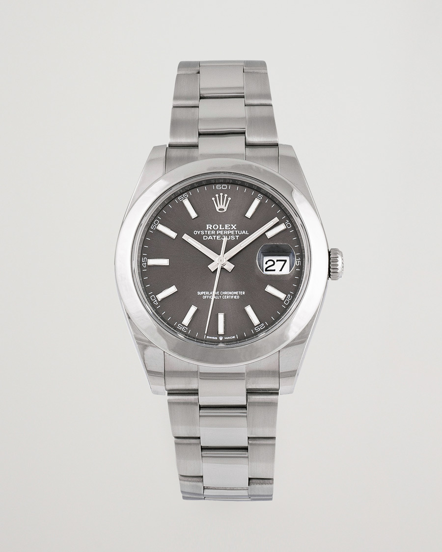 Mies | Rolex Pre-Owned Datejust 41 126300 Silver | Rolex Pre-Owned | Datejust 41 126300 Silver
