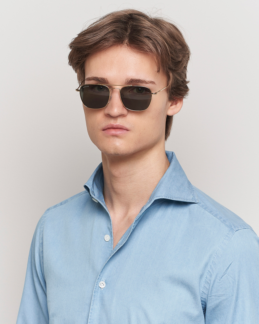 Mies | Aurinkolasit | Gucci | GG1183S Sunglasses Gold