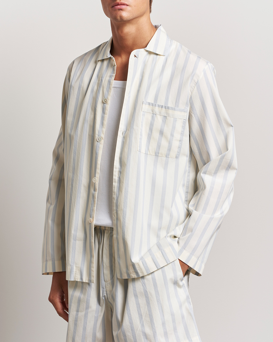 Mies | Yöpuvut ja kylpytakit | Tekla | Poplin Pyjama Shirt Needle Stripes