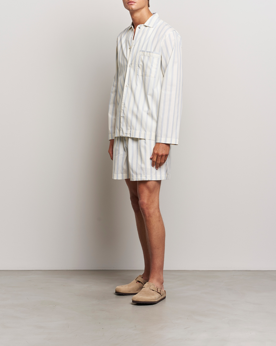 Mies | Yöpuvut ja kylpytakit | Tekla | Poplin Pyjama Shorts Needle Stripes