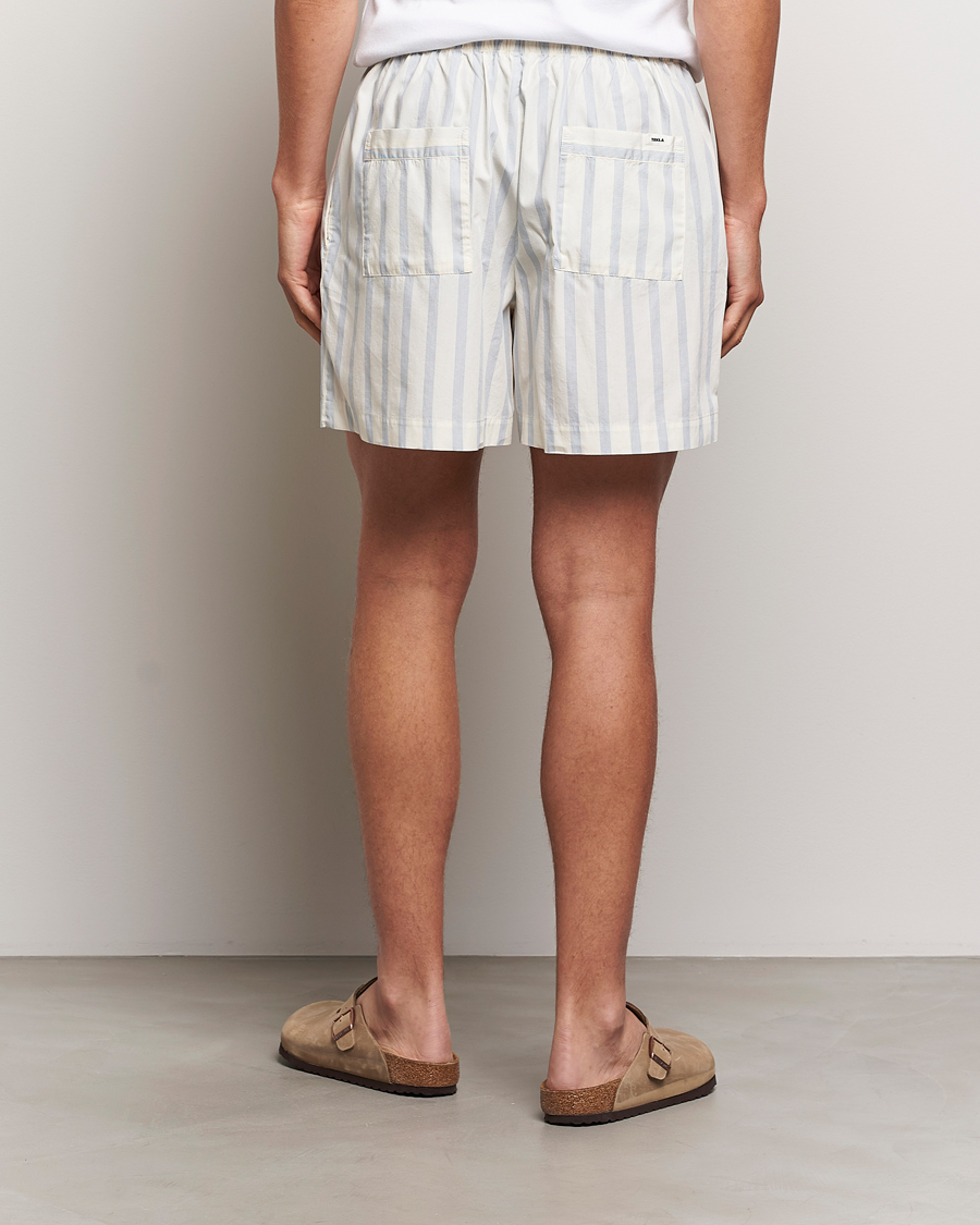 Mies | Yöpuvut ja kylpytakit | Tekla | Poplin Pyjama Shorts Needle Stripes