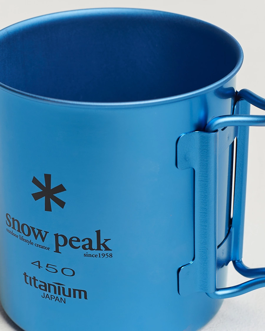 Mies |  | Snow Peak | Single Wall Mug 450 Blue Titanium