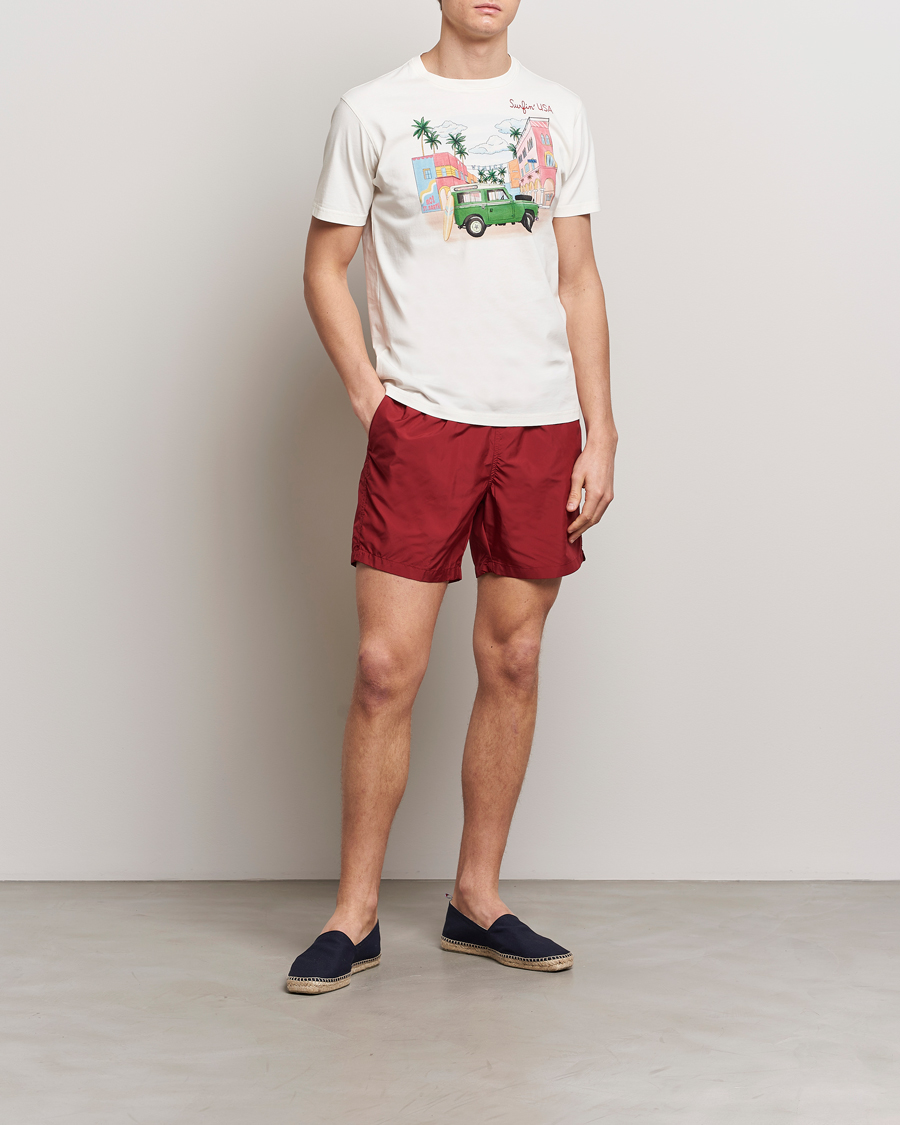 Mies | Uimahousut | MC2 Saint Barth | Pantone Swim Shorts 45 Bordeaux