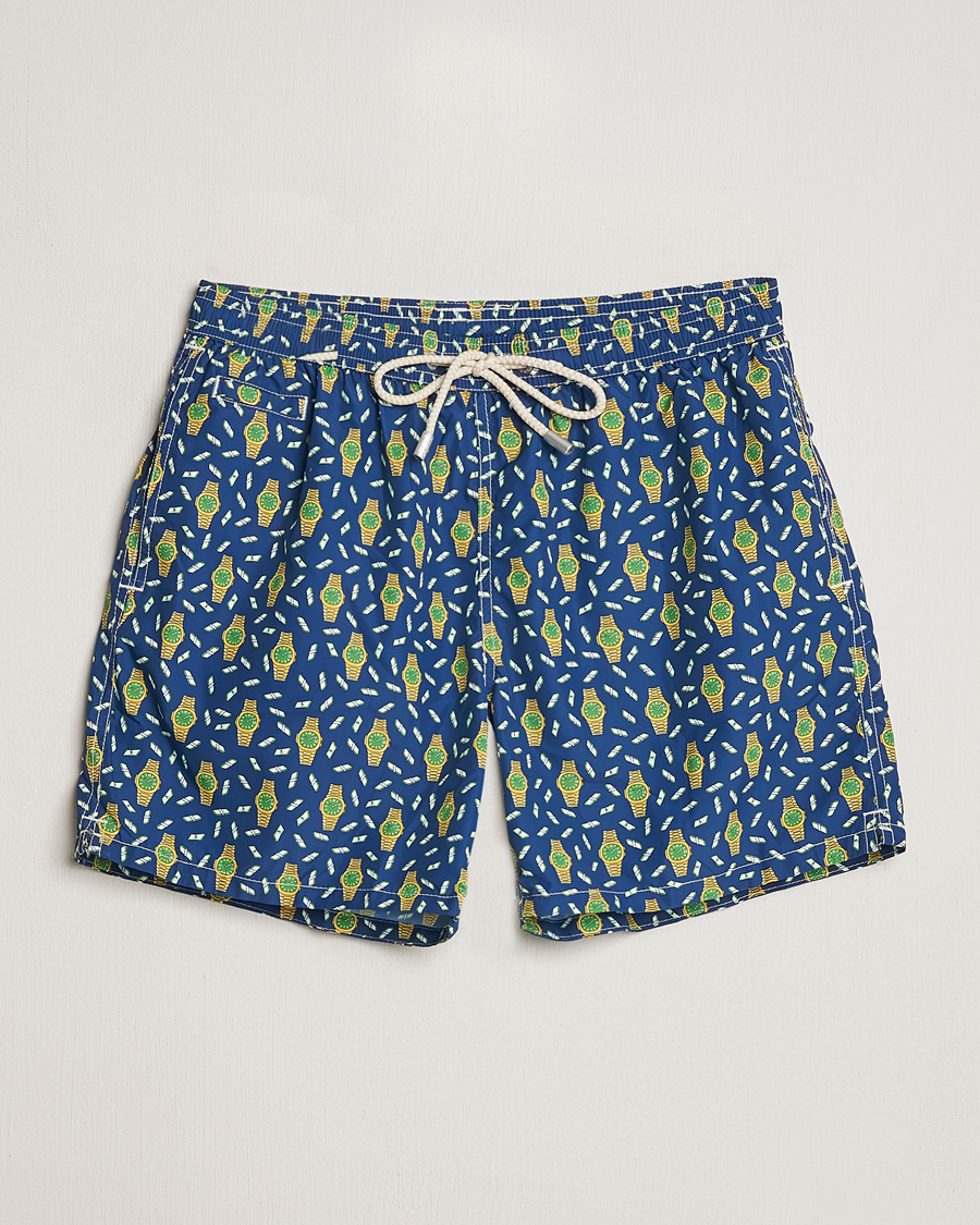 Mies | Uimahousut | MC2 Saint Barth | Printed Swim Shorts Hour Money