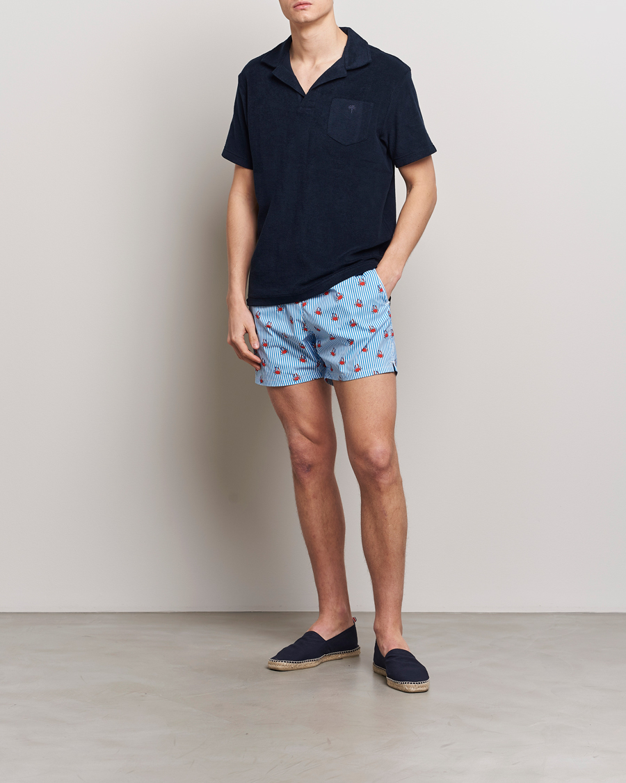 Mies | Uimahousut | MC2 Saint Barth | Printed Swim Shorts Crabs Stripes