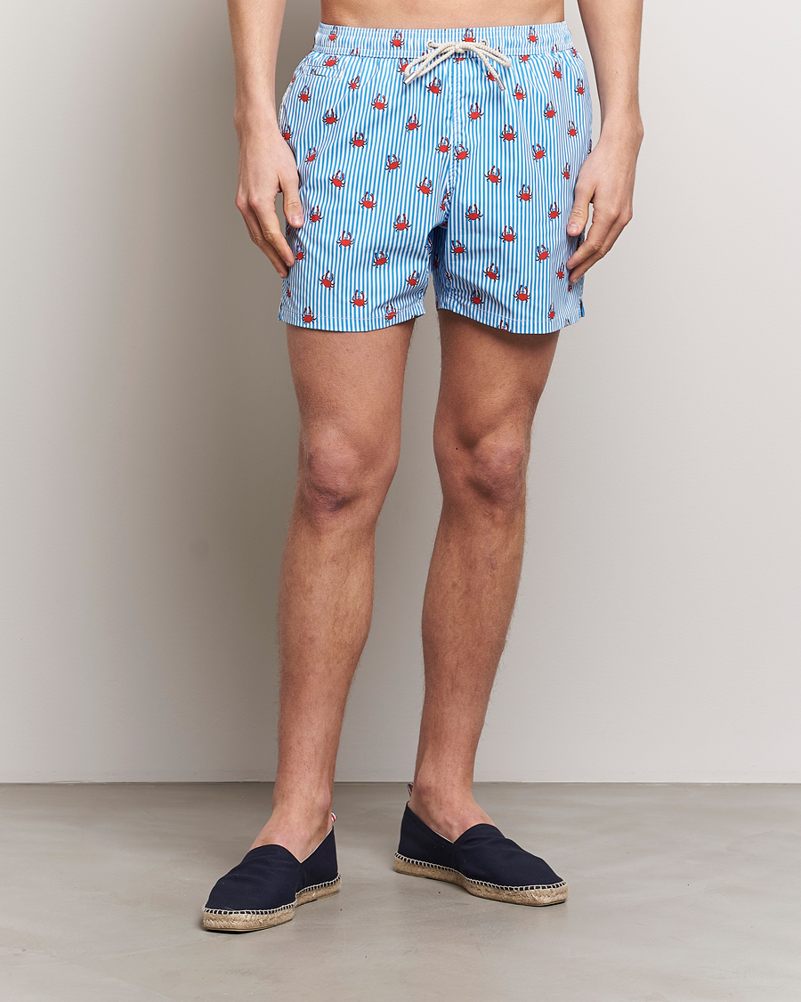 Mies | Uimahousut | MC2 Saint Barth | Printed Swim Shorts Crabs Stripes
