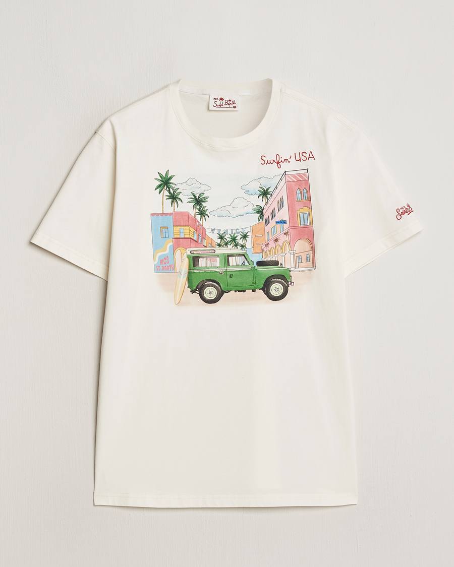 Mies | T-paidat | MC2 Saint Barth | Printed Cotton T-Shirt Surfing USA