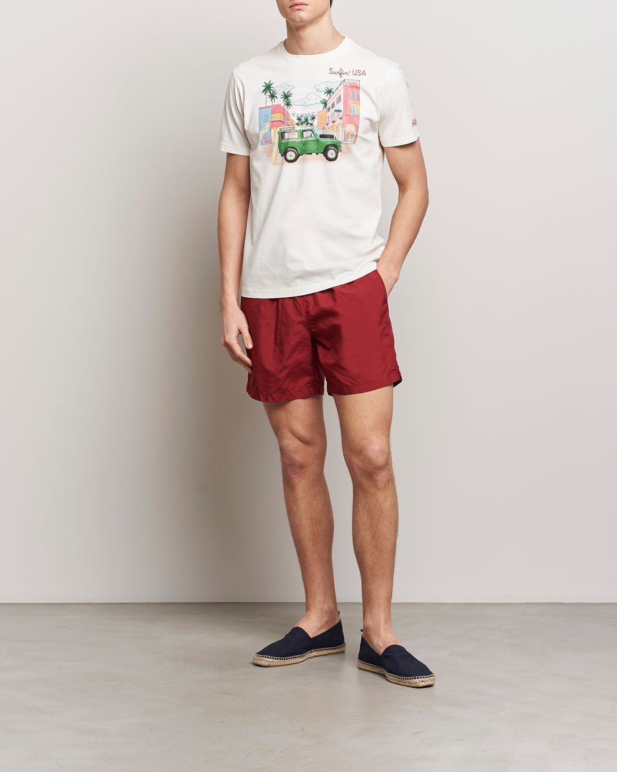 Mies | T-paidat | MC2 Saint Barth | Printed Cotton T-Shirt Surfing USA