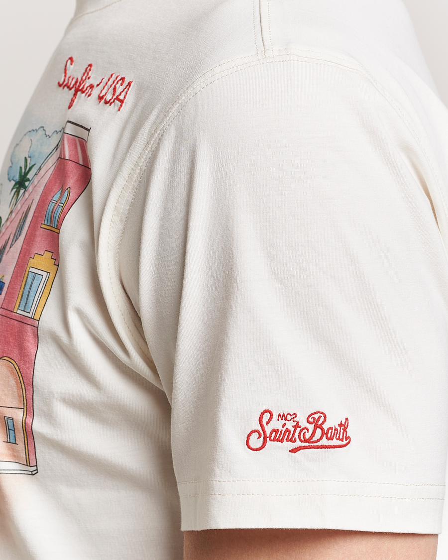Mies | T-paidat | MC2 Saint Barth | Printed Cotton T-Shirt Surfing USA