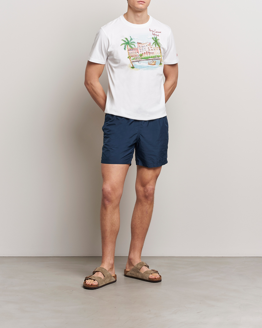 Mies | T-paidat | MC2 Saint Barth | Printed Cotton T-Shirt Porto Cervo