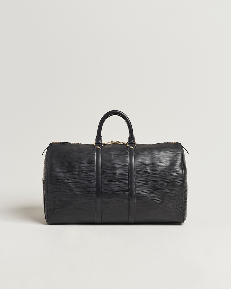 Mies | Louis Vuitton Pre-Owned Keepall 45 EPI Leather Bag Black | Louis Vuitton Pre-Owned | Keepall 45 EPI Leather Bag Black