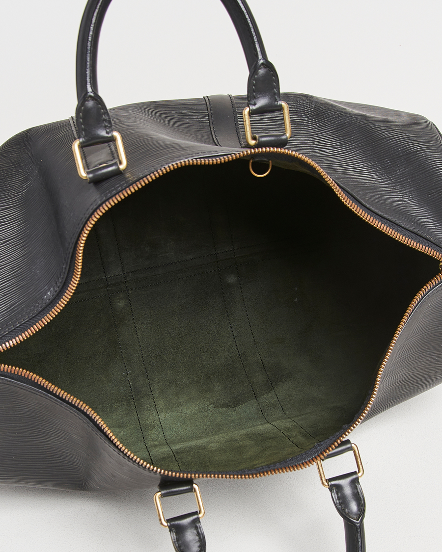 Mies | Louis Vuitton Pre-Owned Keepall 45 EPI Leather Bag Black | Louis Vuitton Pre-Owned | Keepall 45 EPI Leather Bag Black
