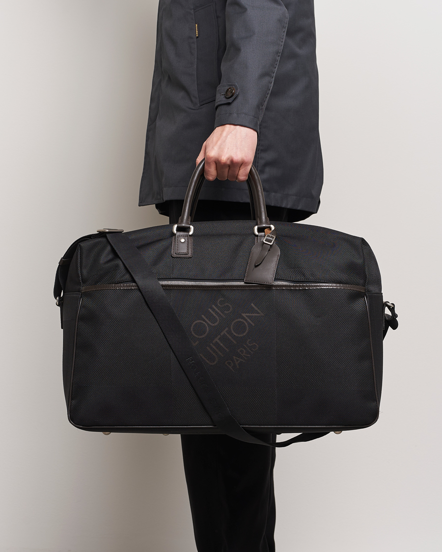 Mies | Louis Vuitton Pre-Owned Souverain Canvas Weekendbag Black | Louis Vuitton Pre-Owned | Souverain Canvas Weekendbag Black