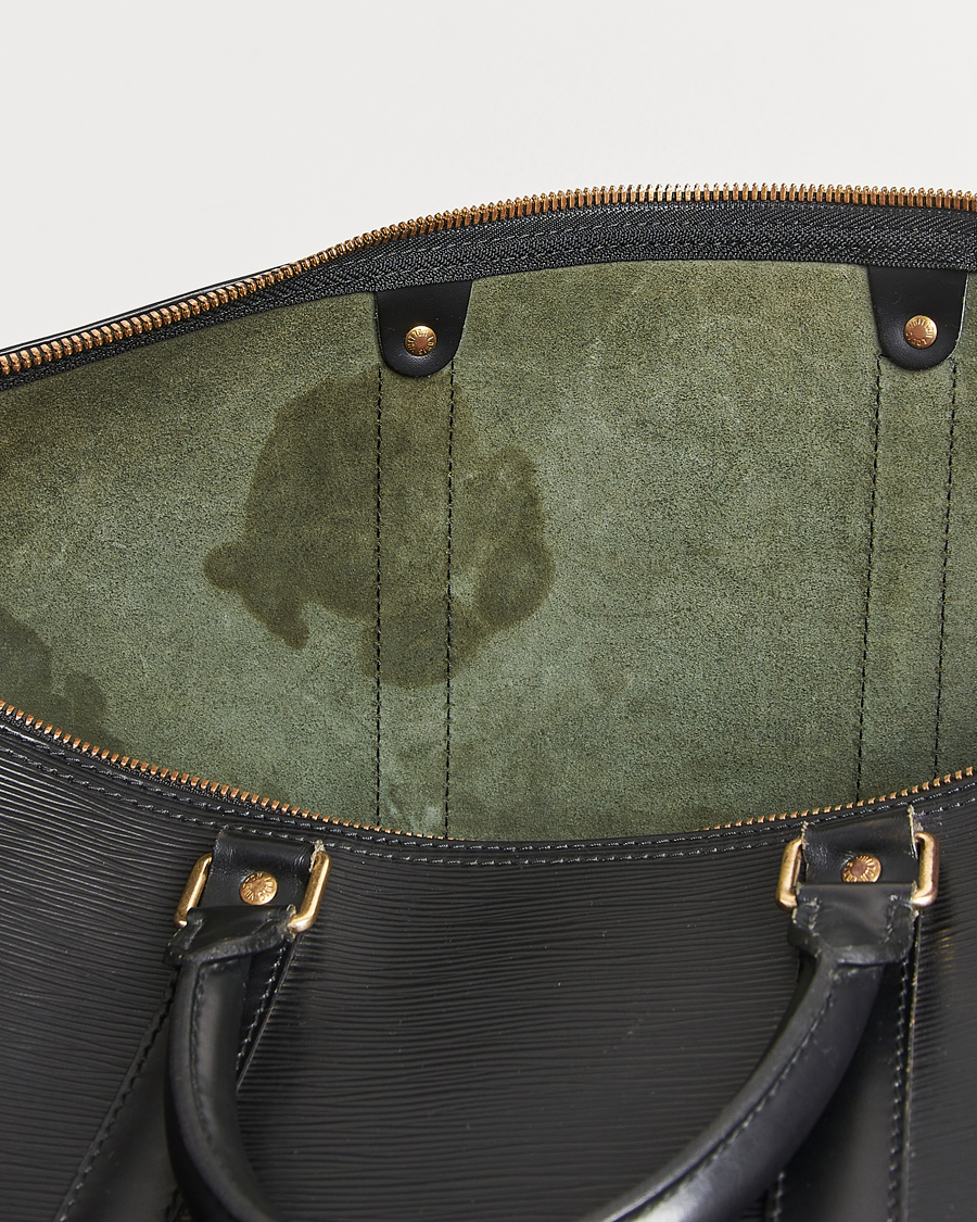 Mies | Louis Vuitton Pre-Owned Keepall 50 EPI Leather Bag Black | Louis Vuitton Pre-Owned | Keepall 50 EPI Leather Bag Black