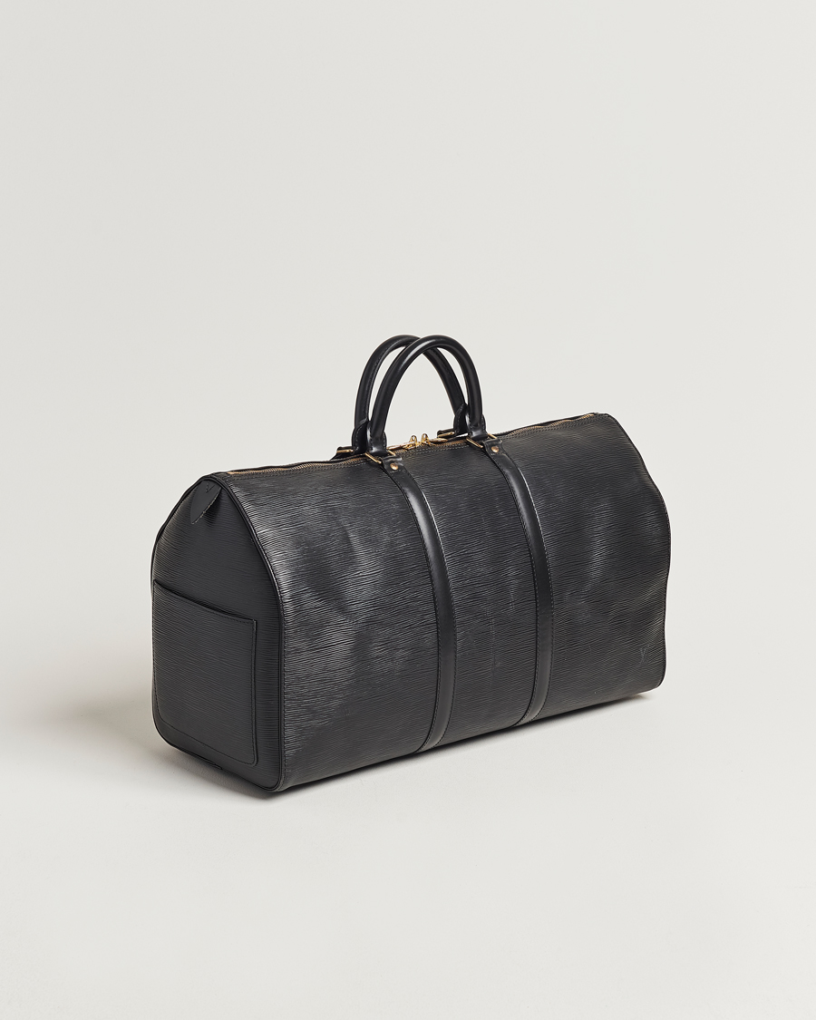 Mies | Louis Vuitton Pre-Owned Keepall 50 EPI Leather Bag Black | Louis Vuitton Pre-Owned | Keepall 50 EPI Leather Bag Black