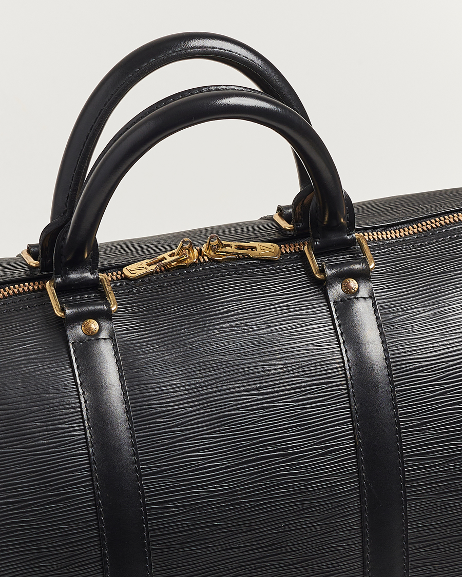 Mies | Louis Vuitton Pre-Owned Keepall 50 EPI Leather Bag Black | Louis Vuitton Pre-Owned | Keepall 50 EPI Leather Bag Black