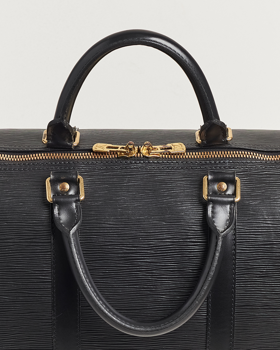 Mies | Louis Vuitton Pre-Owned Keepall 50 EPI Leather Bag Black | Louis Vuitton Pre-Owned | Keepall 50 EPI Leather Bag Black