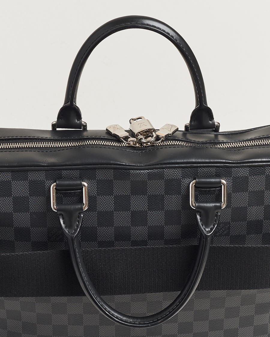 Mies | Louis Vuitton Pre-Owned Porte Document Business Damier Graphite | Louis Vuitton Pre-Owned | Porte Document Business Damier Graphite