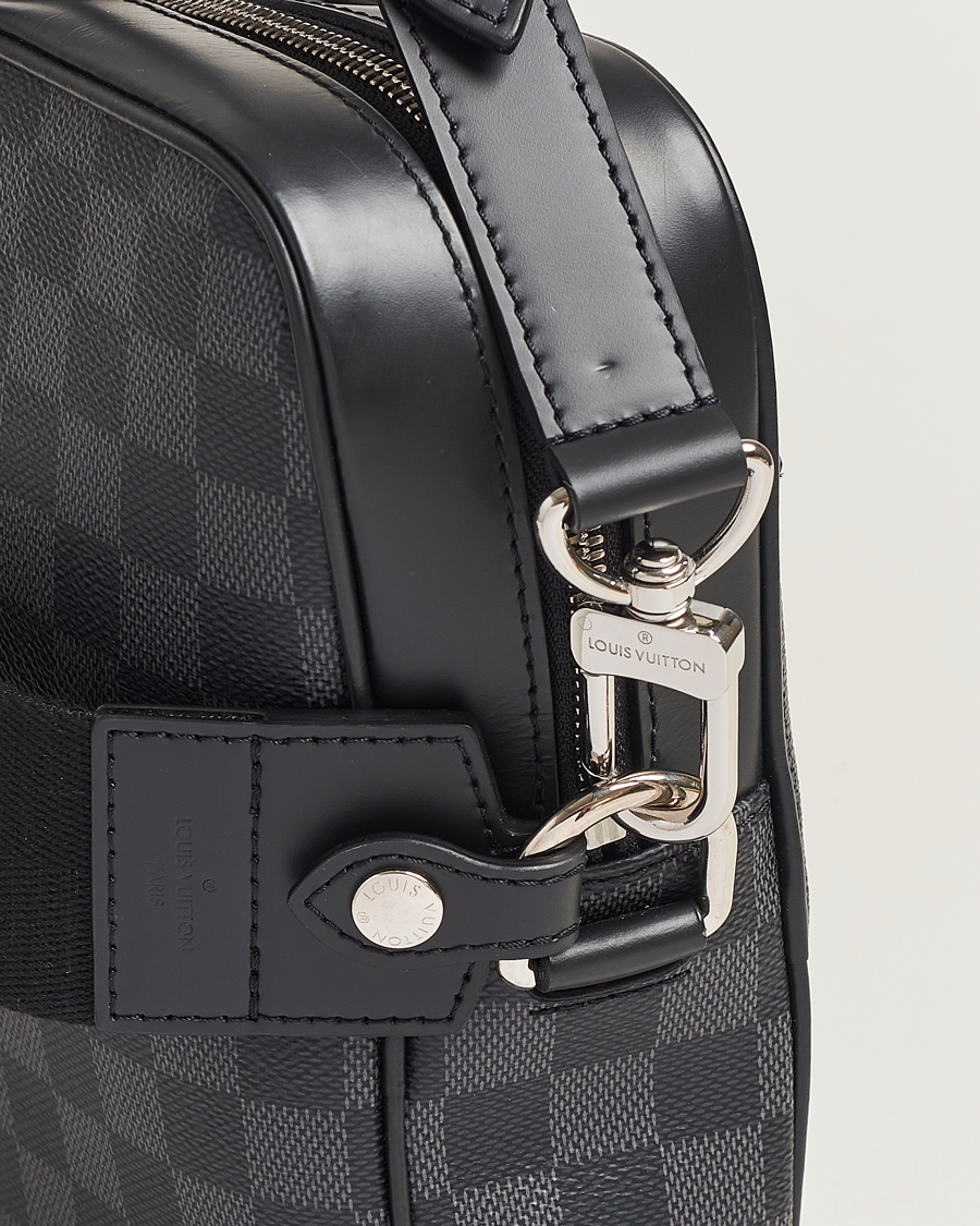 Mies | Louis Vuitton Pre-Owned Porte Document Business Damier Graphite | Louis Vuitton Pre-Owned | Porte Document Business Damier Graphite