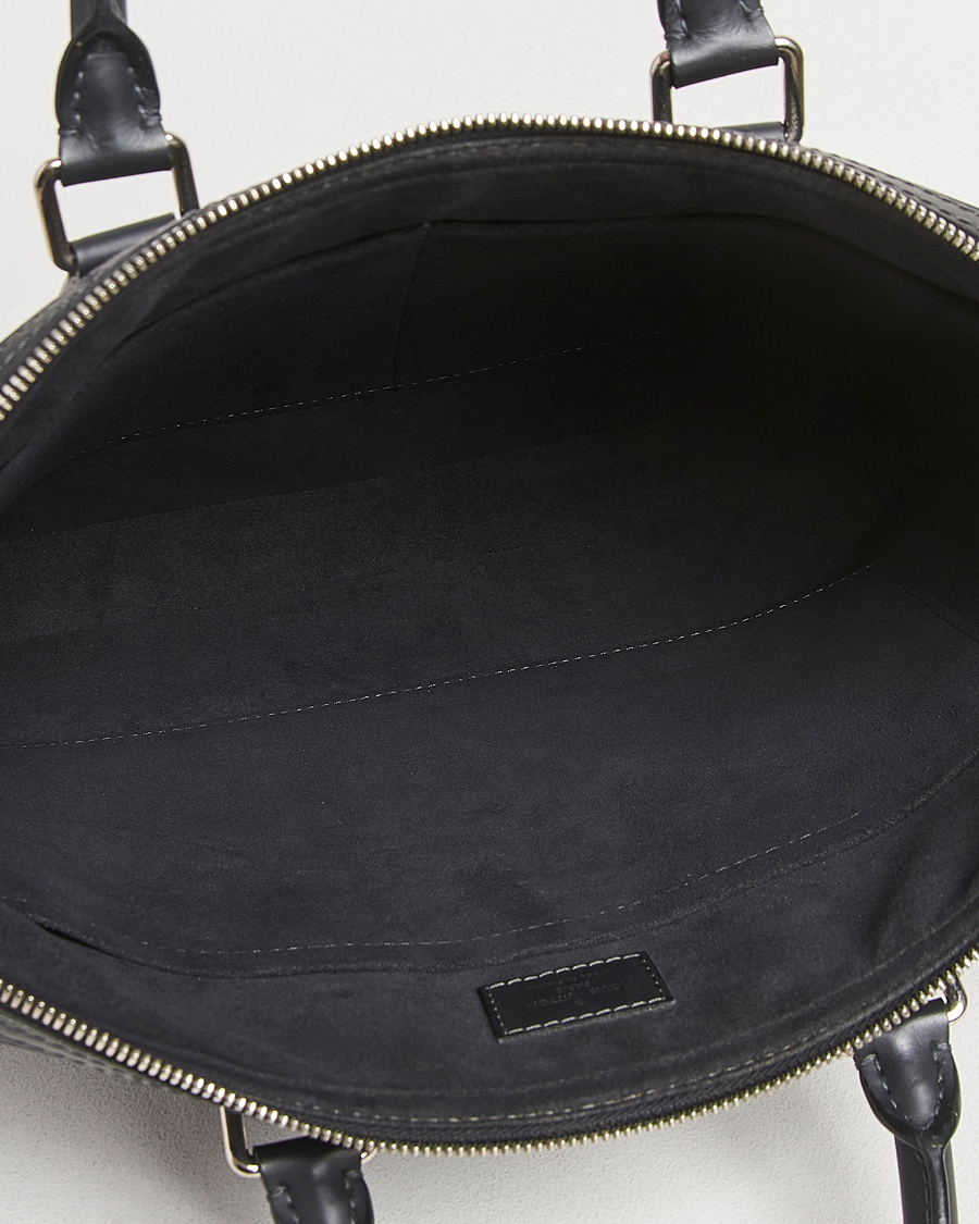 Mies | Louis Vuitton Pre-Owned Dandy Slim Briefcase Damier Navy | Louis Vuitton Pre-Owned | Dandy Slim Briefcase Damier Navy