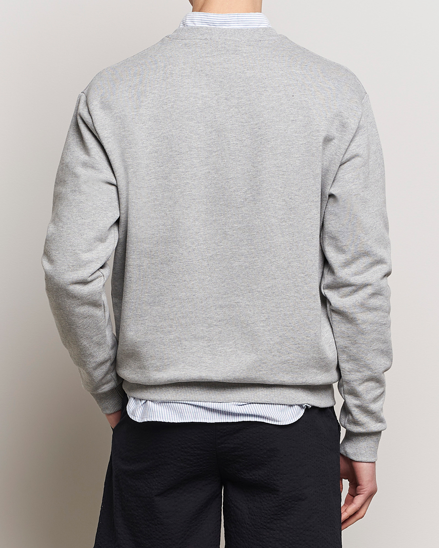 Mies | Puserot | LES DEUX | Charles Logo Sweatshirt Light Grey Melange