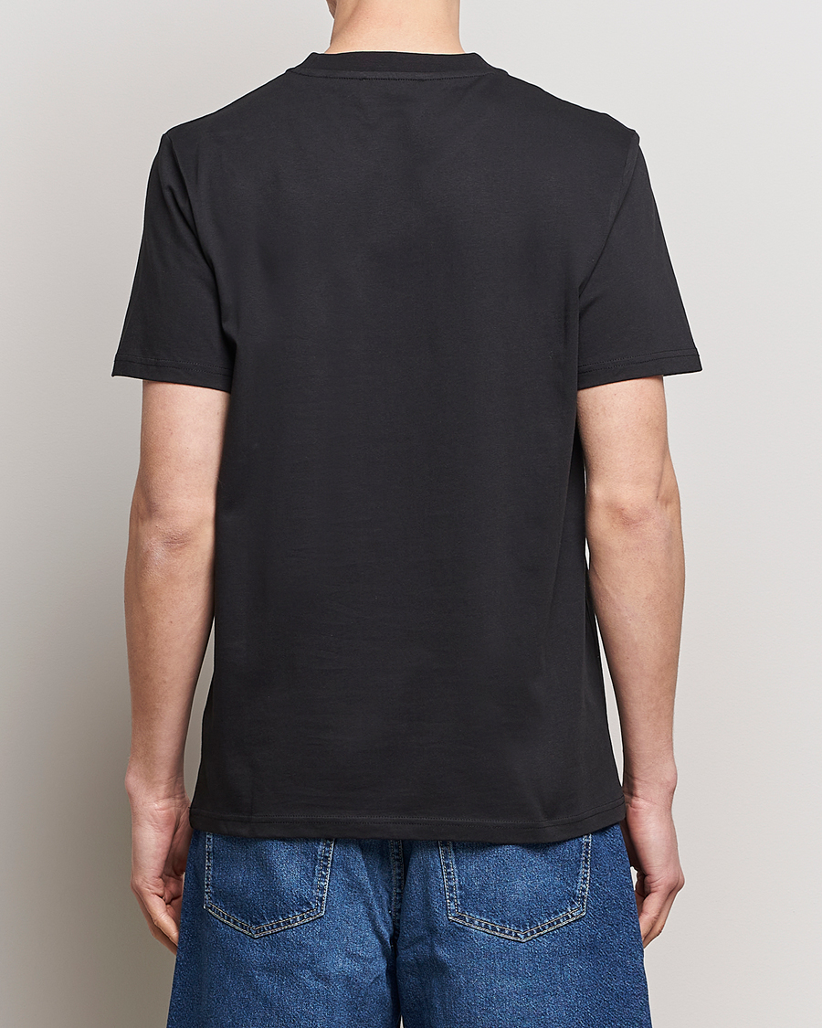 Mies | T-paidat | LES DEUX | Charles Logo T-Shirt Black