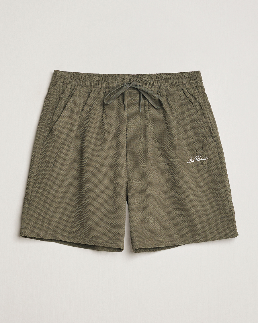 Mies | Uimahousut | LES DEUX | Stan Seersucker Swim Shorts Bungee Cord