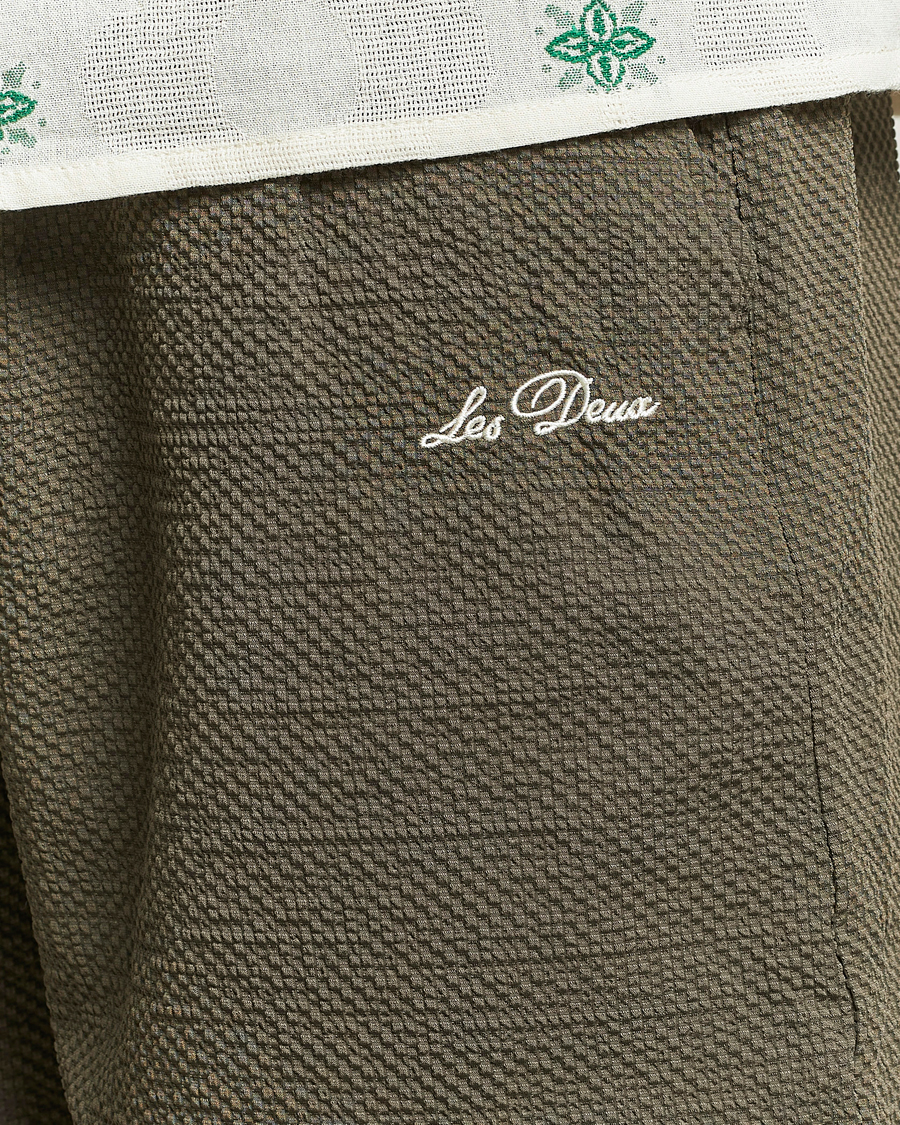 Mies | Uimahousut | LES DEUX | Stan Seersucker Swim Shorts Bungee Cord