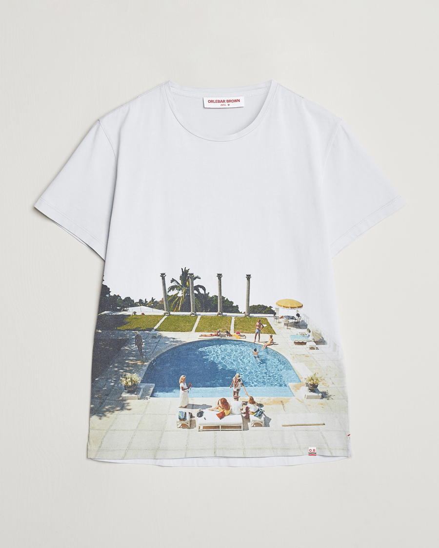 Mies | T-paidat | Orlebar Brown | OB Classic Photographic Slim Aarons T-Shirt Pacifico
