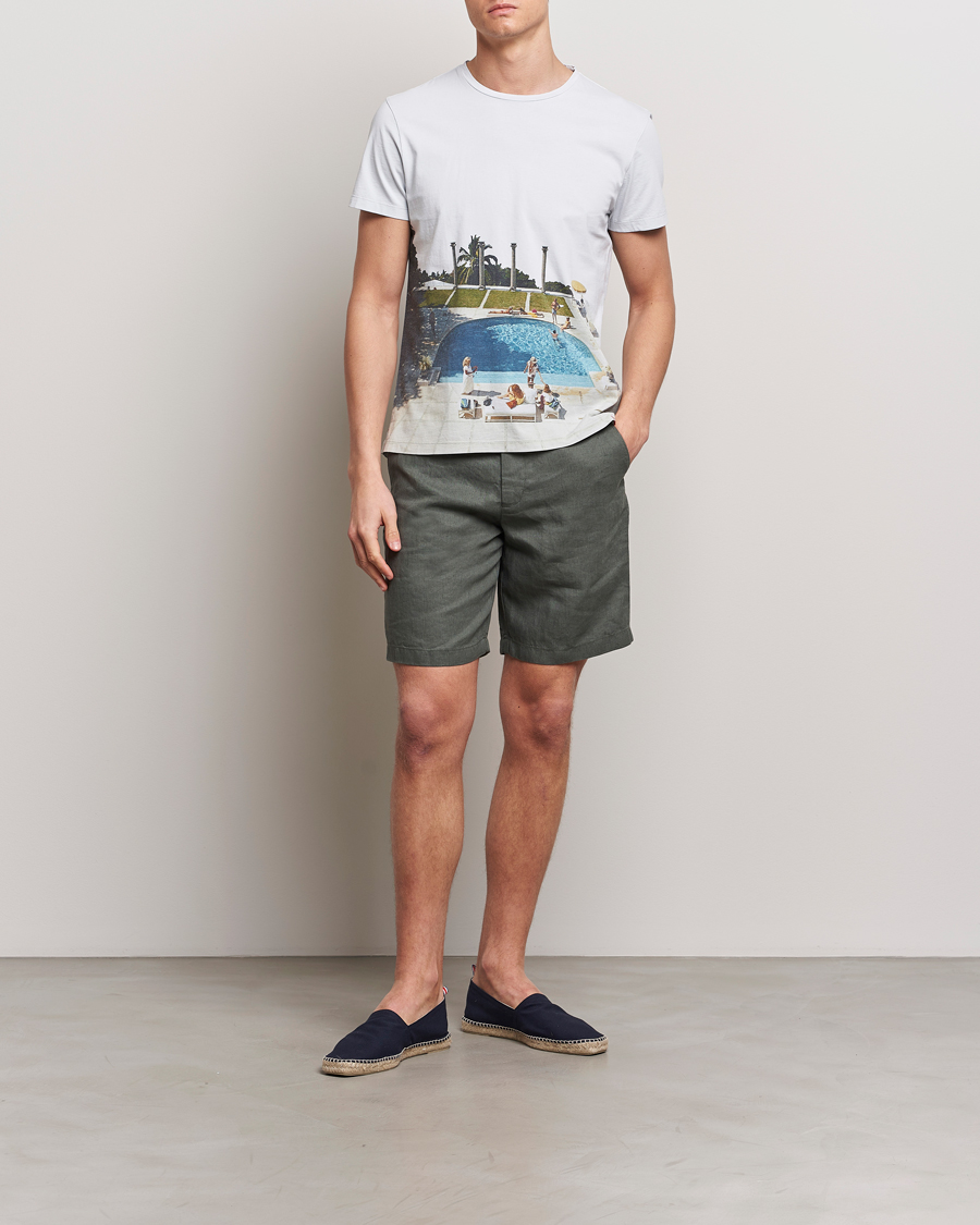 Mies | T-paidat | Orlebar Brown | OB Classic Photographic Slim Aarons T-Shirt Pacifico
