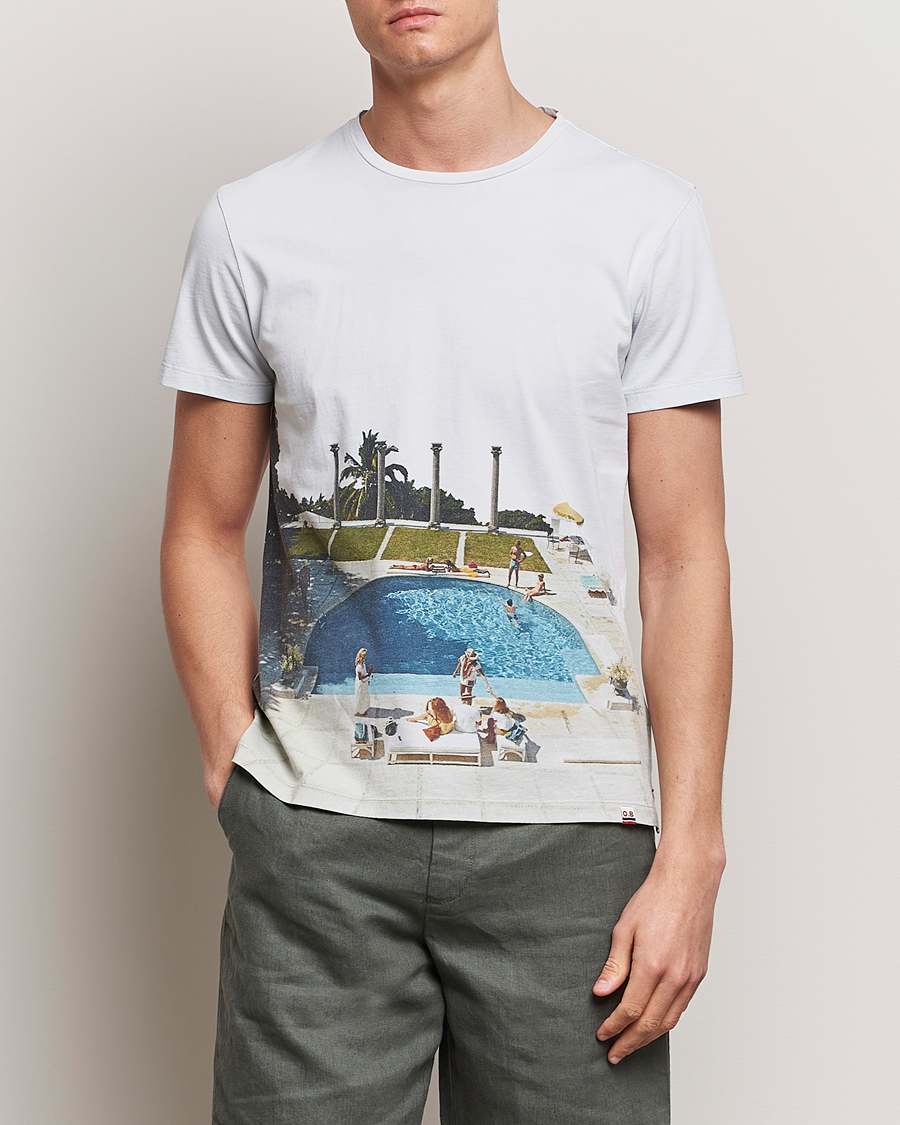 Mies | Best of British | Orlebar Brown | OB Classic Photographic Slim Aarons T-Shirt Pacifico
