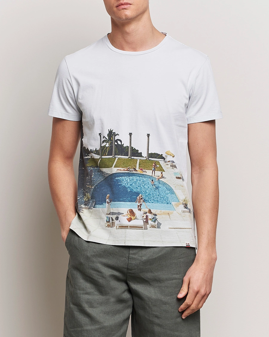Herr | Orlebar Brown | Orlebar Brown | OB Classic Photographic Slim Aarons T-Shirt Pacifico