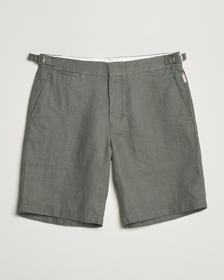 Mies | Shortsit | Orlebar Brown | Norwich Linen Shorts Light Kombu