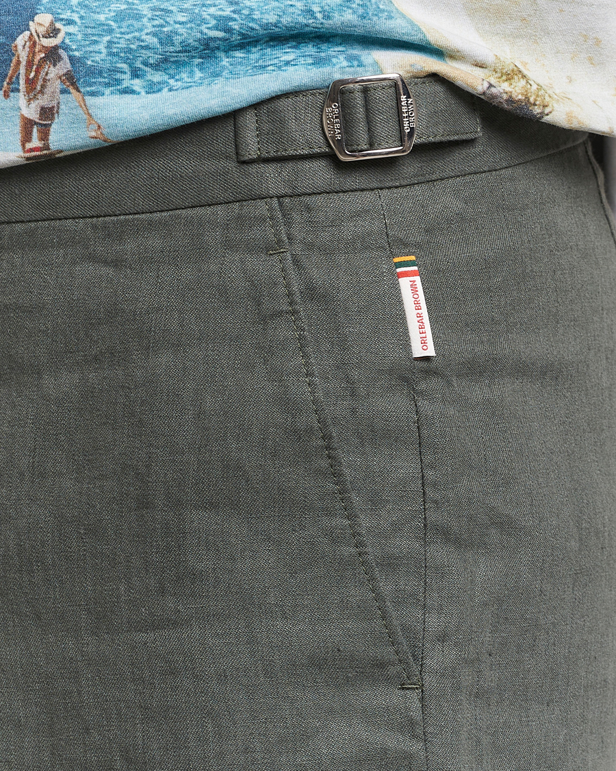 Mies | Shortsit | Orlebar Brown | Norwich Linen Shorts Light Kombu