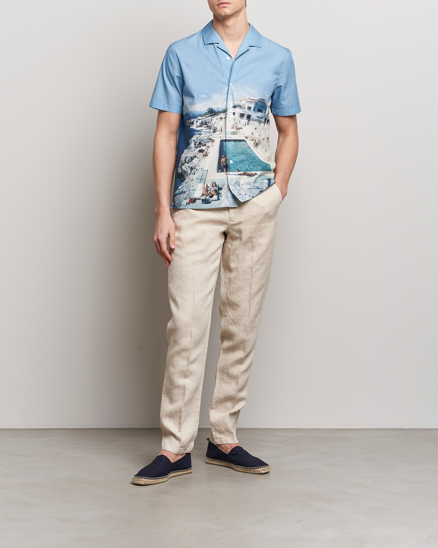 Mies | Housut | Orlebar Brown | Griffon Linen Trousers Chai