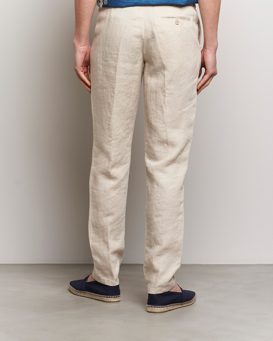 Mies | Housut | Orlebar Brown | Griffon Linen Trousers Chai
