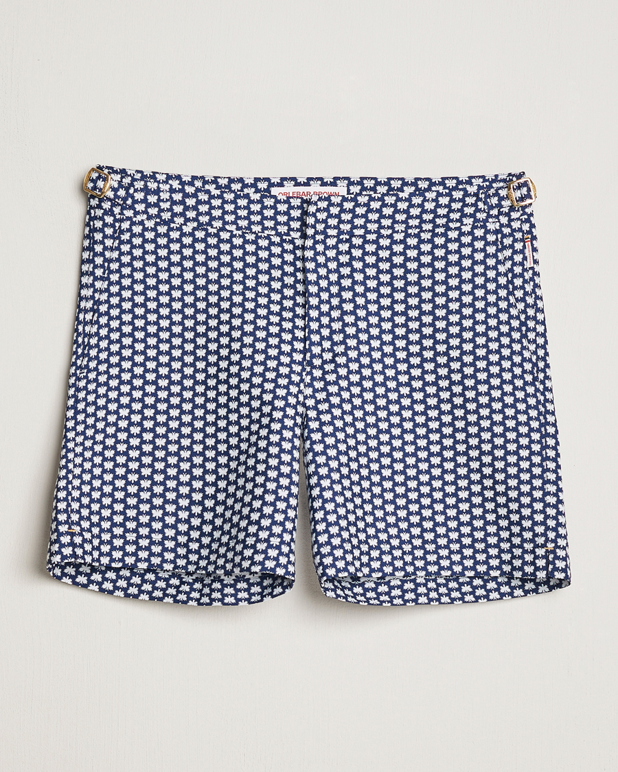 Mies | Uimahousut | Orlebar Brown | Bulldog Jaquard Flutter Swim Shorts Night Iris
