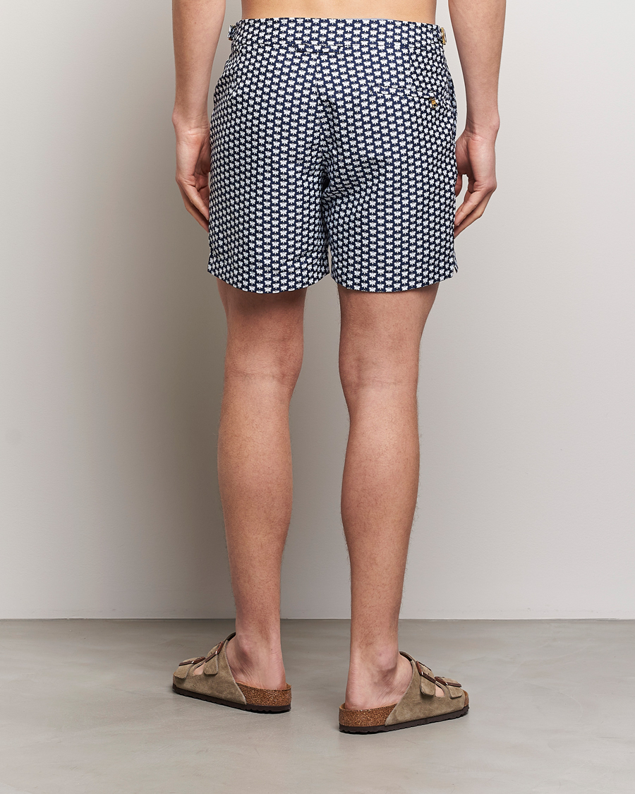 Mies | Uimahousut | Orlebar Brown | Bulldog Jaquard Flutter Swim Shorts Night Iris