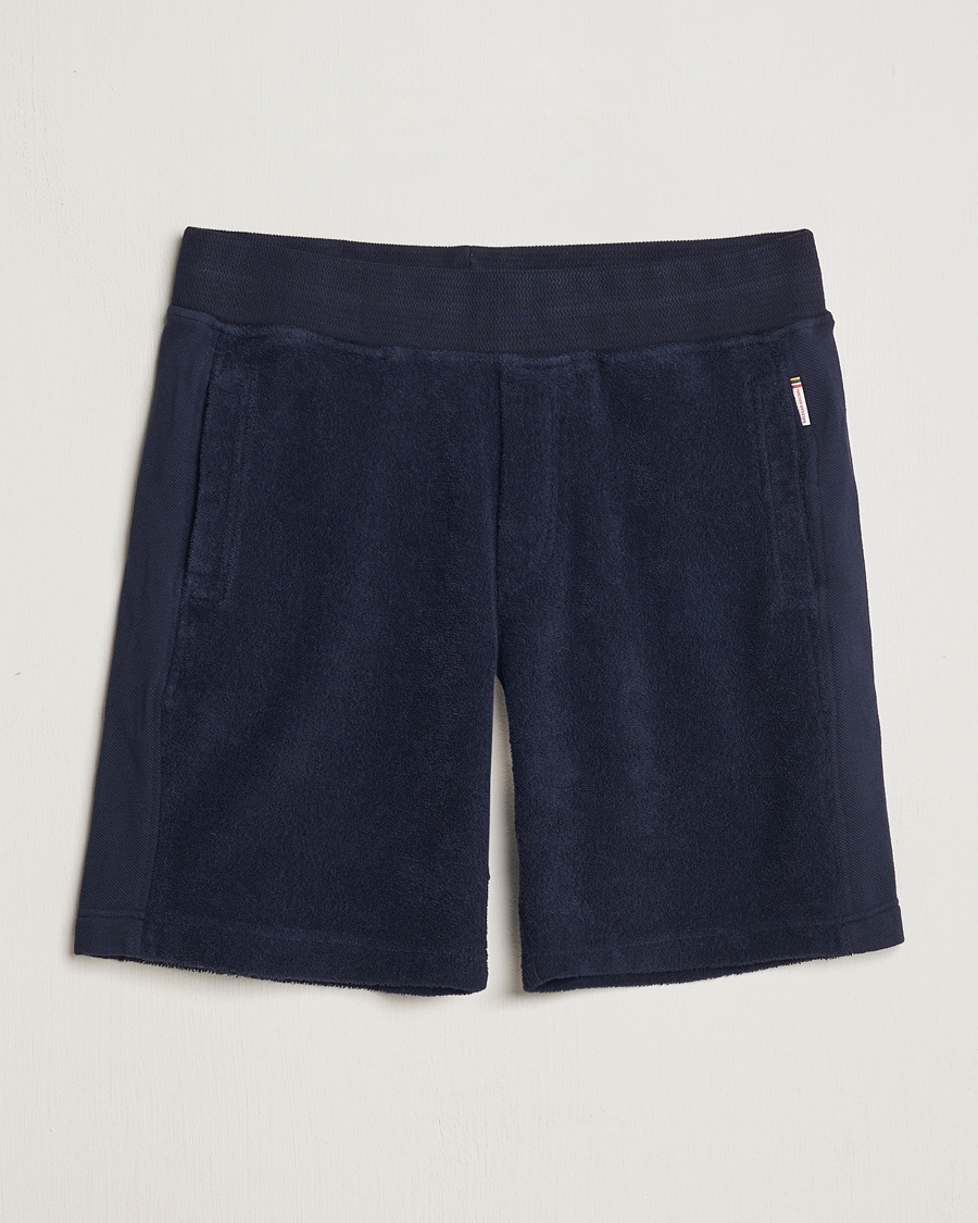 Mies | Shortsit | Orlebar Brown | Afador Mix Texture Towelling Shorts Night Iris