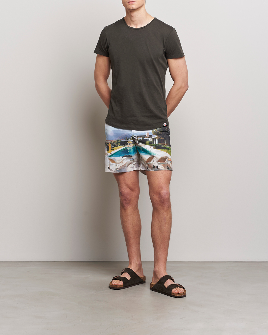 Mies | Uimahousut | Orlebar Brown | Bulldog Slim Aarons Photo Swim Shorts Kaufmann Cocktail