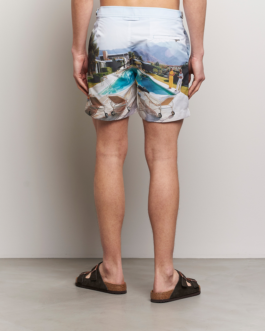 Mies | Uimahousut | Orlebar Brown | Bulldog Slim Aarons Photo Swim Shorts Kaufmann Cocktail